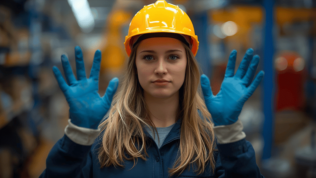 על כפפות עבודה ומחלות עור בקרב עובדים צעירים