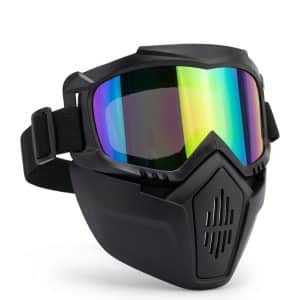 ⁦מסכת מגן מלאה טקטית – AMIAM PRO VISION כהה רכיבה⁩ – תמונה ⁦1⁩