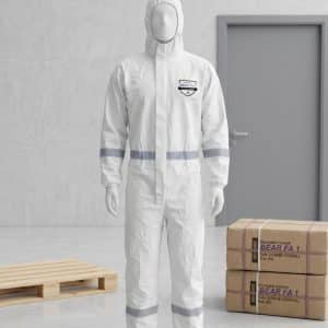 סרבל חד פעמי עמיד לחלקיקים וכימיקלים